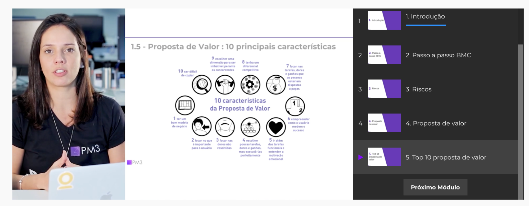 pitch nos cursos pm3