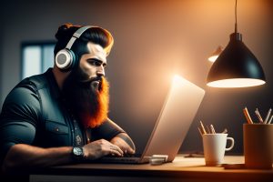 product-manager-beard-writing-specs-computer